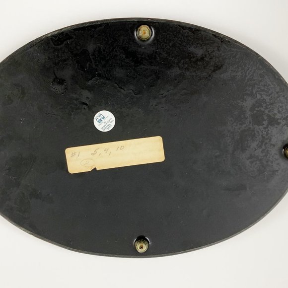 Set of 5 Vintage "Design Gifts International" Resin "Dried Flowers" Trivets. VG! - Picture 12 of 13